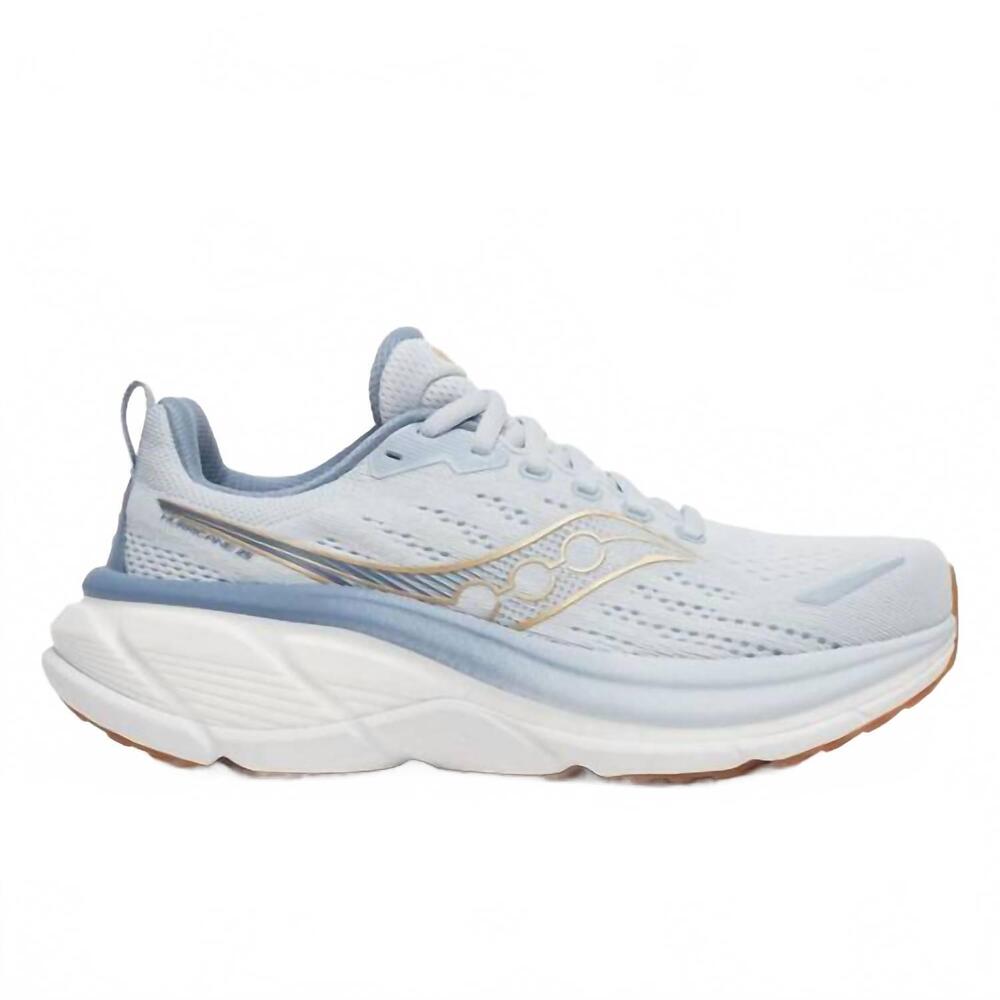 NEW SAUCONY women's hurricane 25 running shoes in airy storm